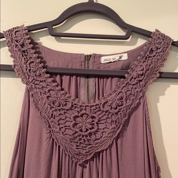 Mine Mauve Sleeveless Romper - Picture 2 of 6